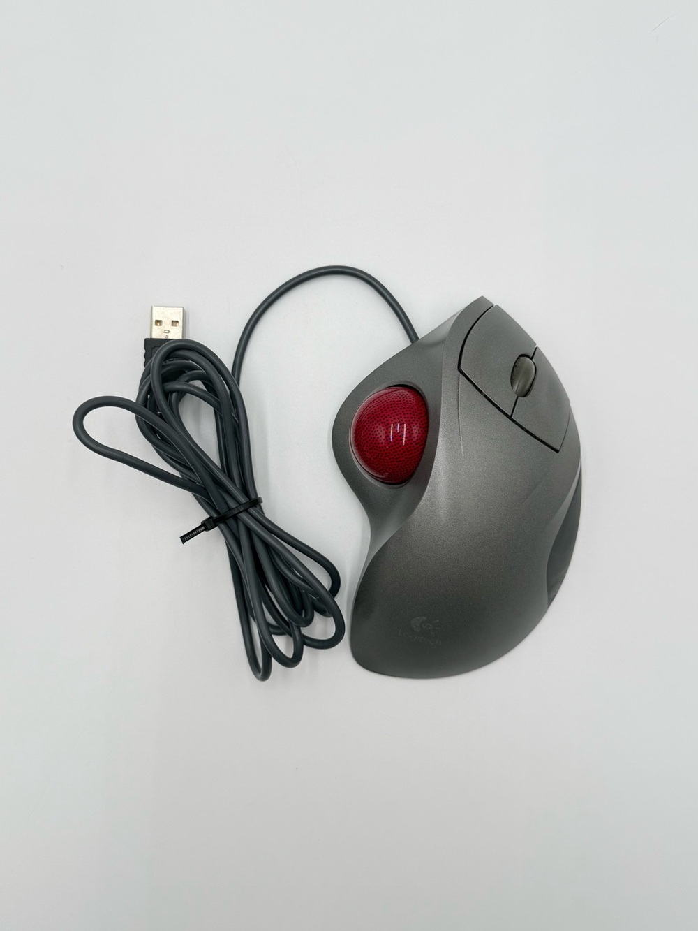 Logitech TrackMan Wheel T-BB18 USB Wired Trackball Mouse Tested